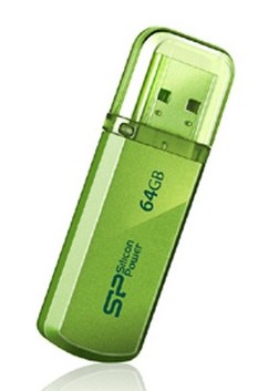 Флешка Silicon Power 64Gb Helios 101 USB2.0 зеленый