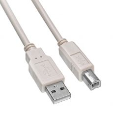 Кабель Buro USB-A-B-1.5C USB A(m) USB B(m) белый 1,5м