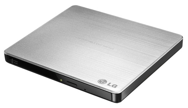 Оптический привод LG GP60NS50 серебристый USB ultra slim внешний RTL