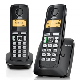 Радиотелефон Gigaset C530 AM DUO черный 2 трубки автооветчик